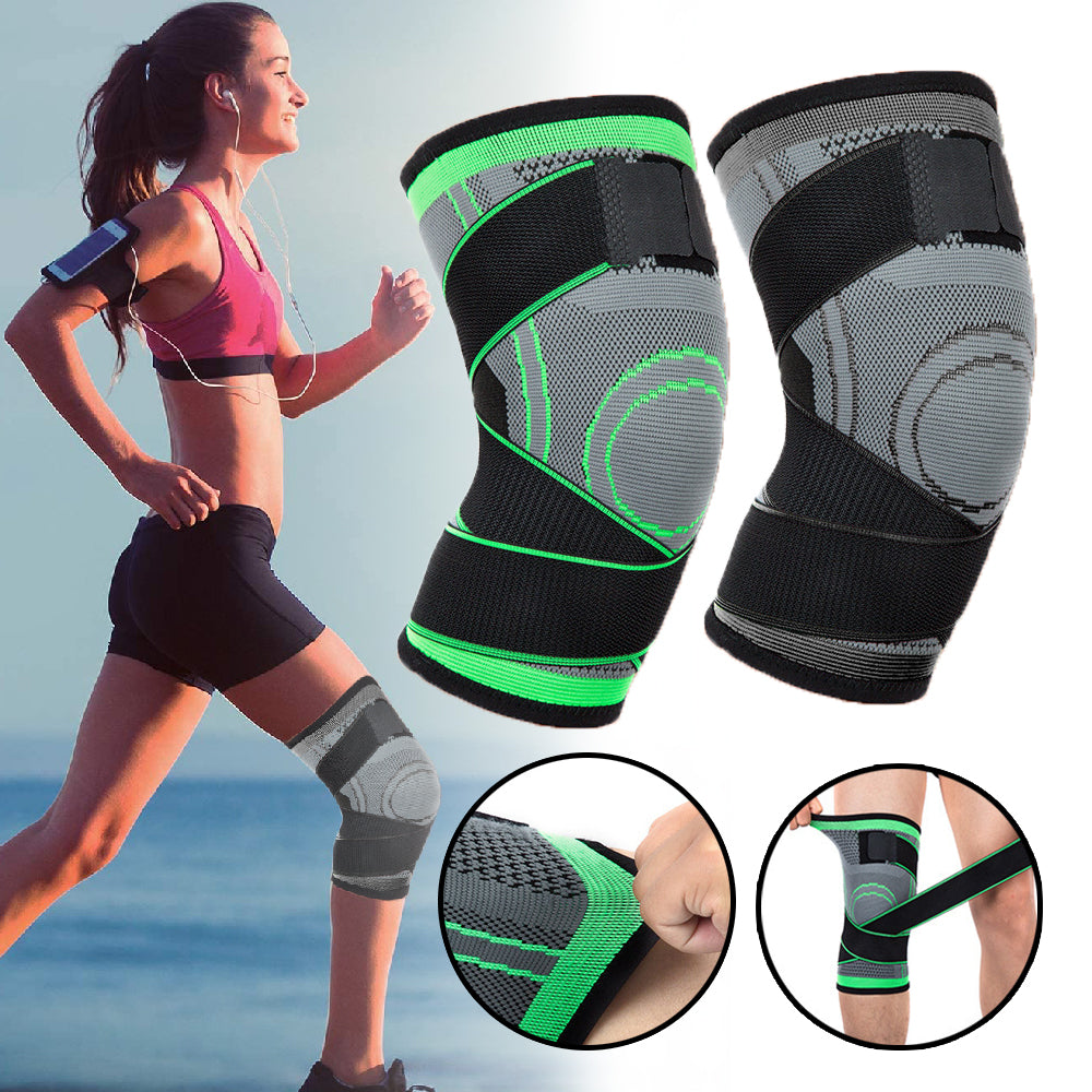 Pack 2 Rodillera De Compresion Ajustable