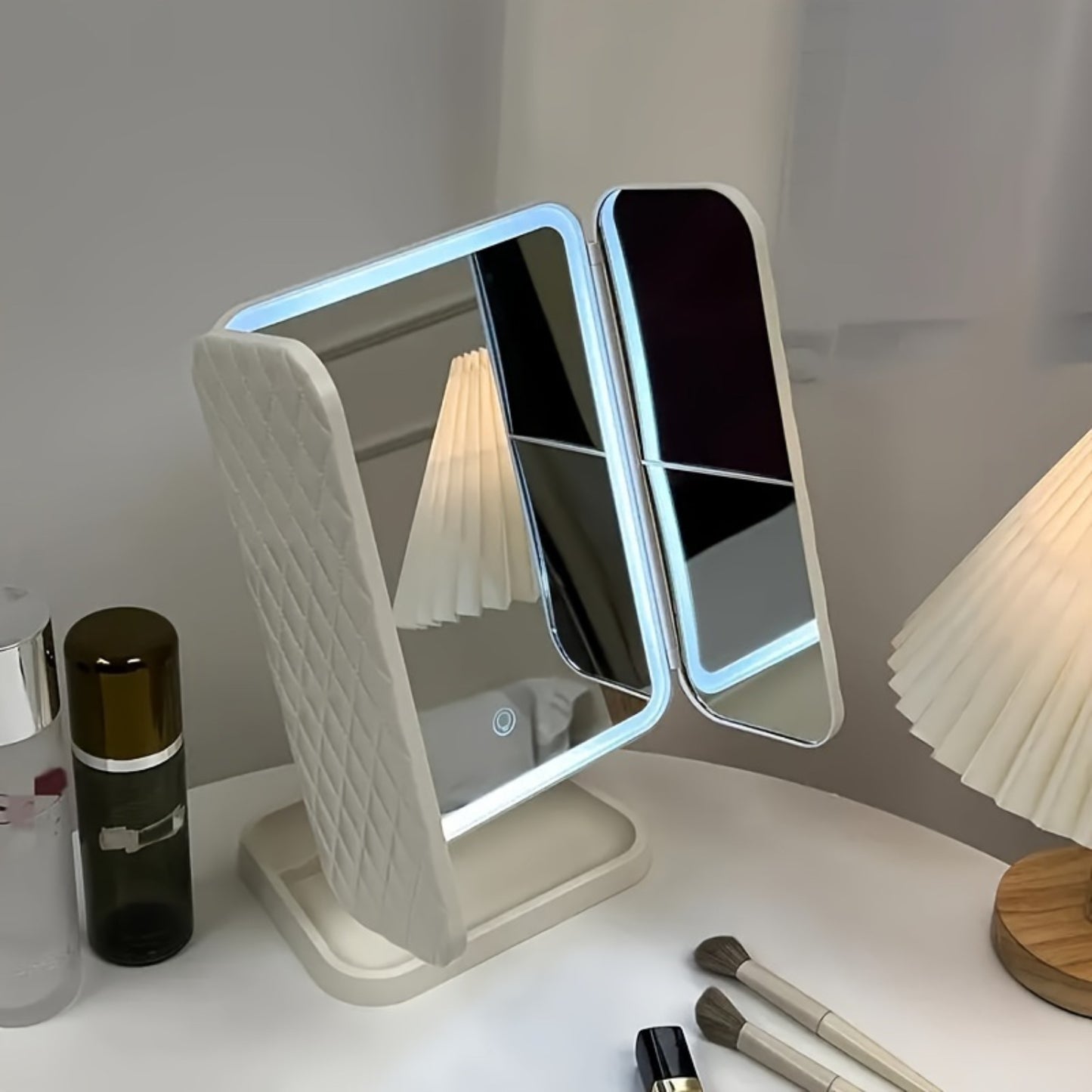 LUZBELLA™-ESPEJO LUZ LED PLEGABLE MAQUILLAJE