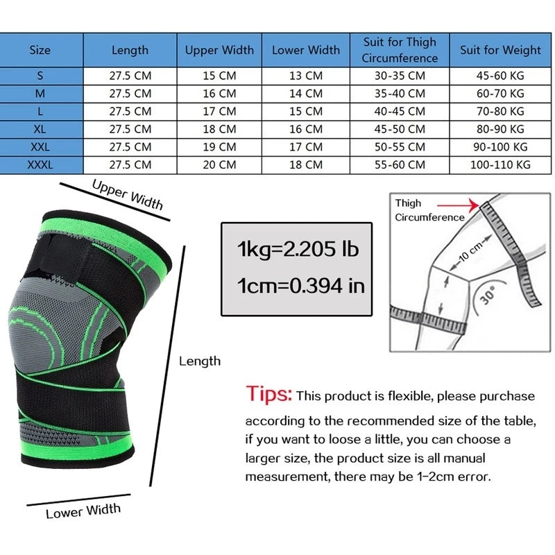 Pack 2 Rodillera De Compresion Ajustable