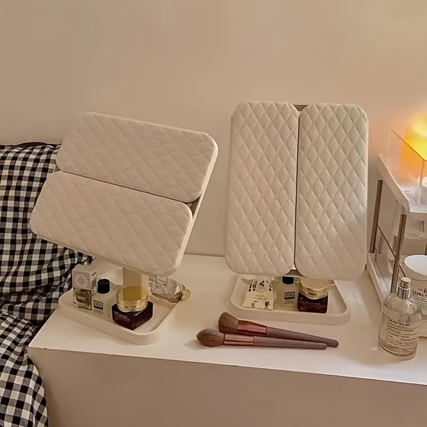 LUZBELLA™-ESPEJO LUZ LED PLEGABLE MAQUILLAJE