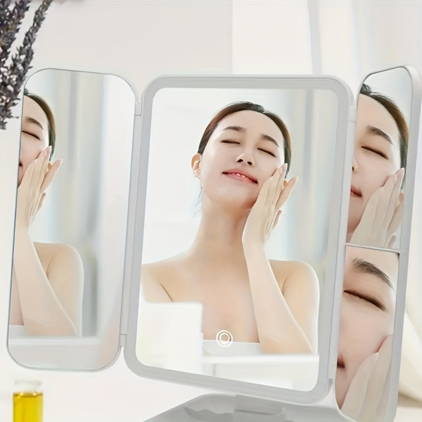 LUZBELLA™-ESPEJO LUZ LED PLEGABLE MAQUILLAJE