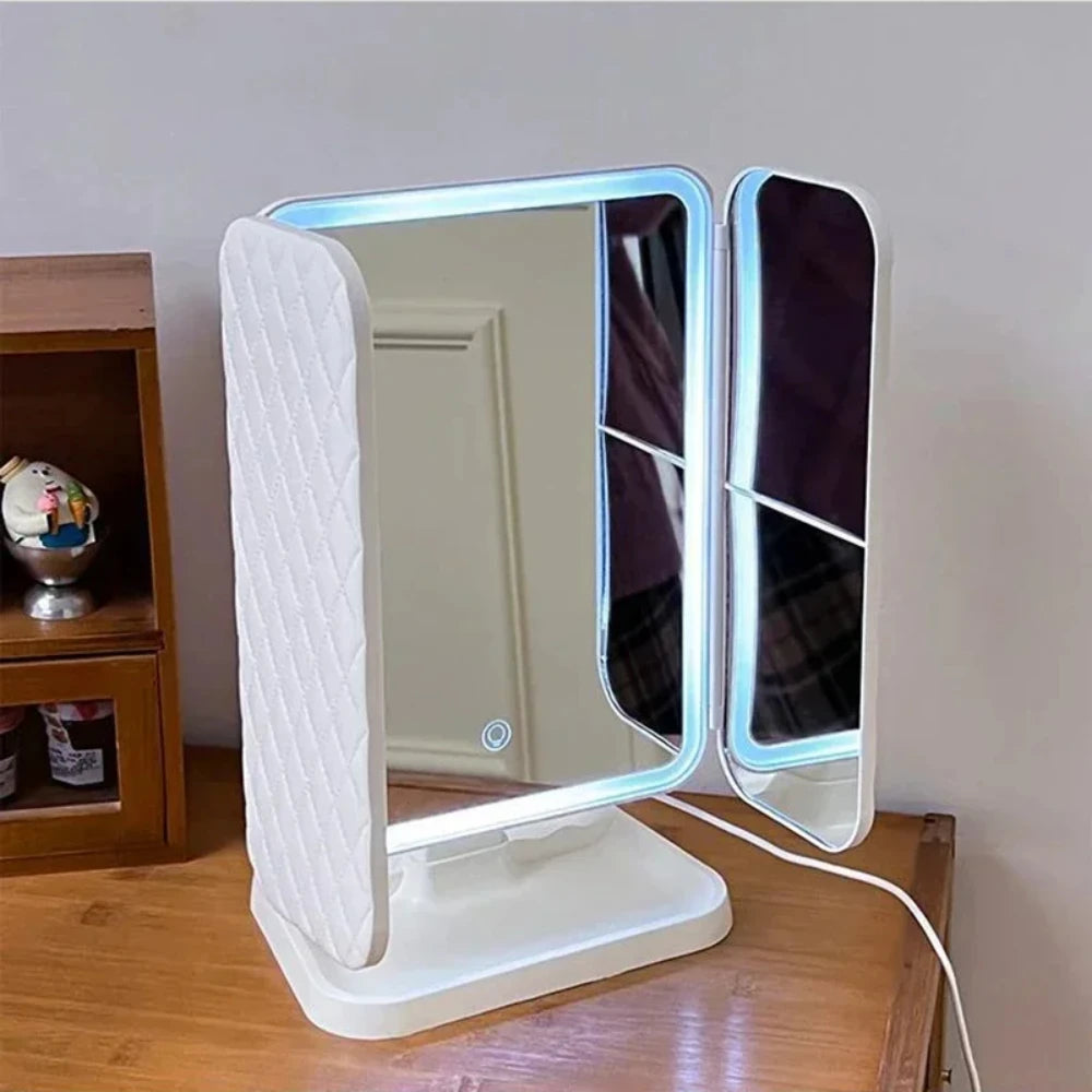 LUZBELLA™-ESPEJO LUZ LED PLEGABLE MAQUILLAJE
